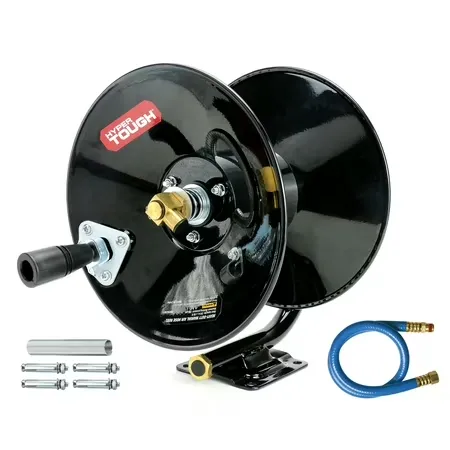 [HYPTOUGHRETAIR] Hyper Tough Retractable Air Hose 3/8 X 50 Foot 300 Psi