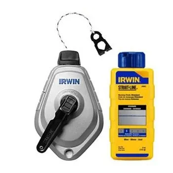 Irwin 193289 Lw Mach 6 Foot Straight Line Chalk Reel With Red Chalk