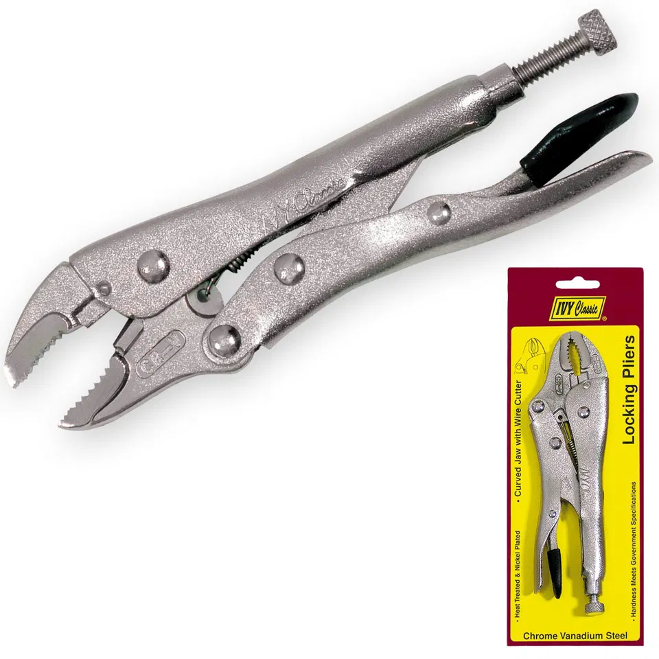 Ivy Classic 5" Curved Locking Pliers