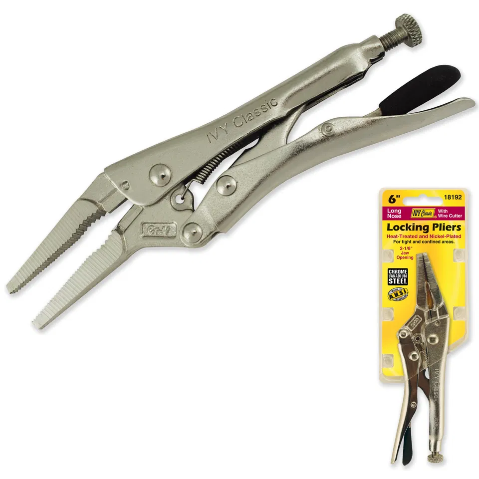 Ivy Classic 6" Long Nose Locking Pliers