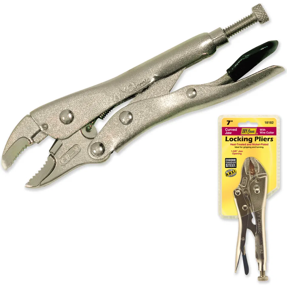 Ivy Classic 7" Curved Locking Pliers