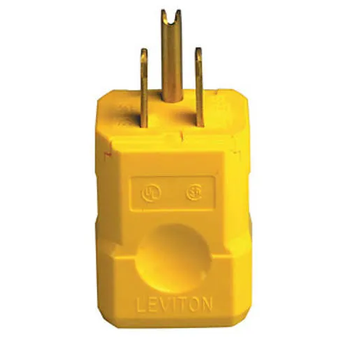 Leviton R52-05256 15Amp Python Straight Blade Plug