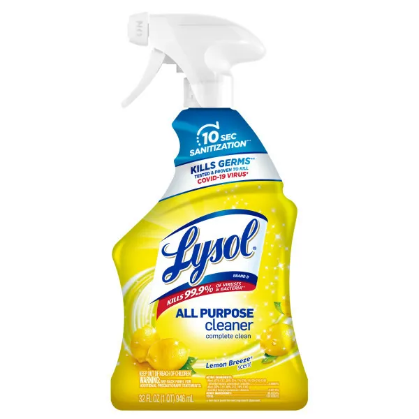 Lysol All Purpose Cleaner Complete Clean 32 Oz Spray Bottle