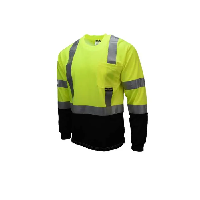 [RADIAN-ST21B-3PGS2XL] Radians ST21B-3 PGS 2 XL Long Sleeve Black T Shirt