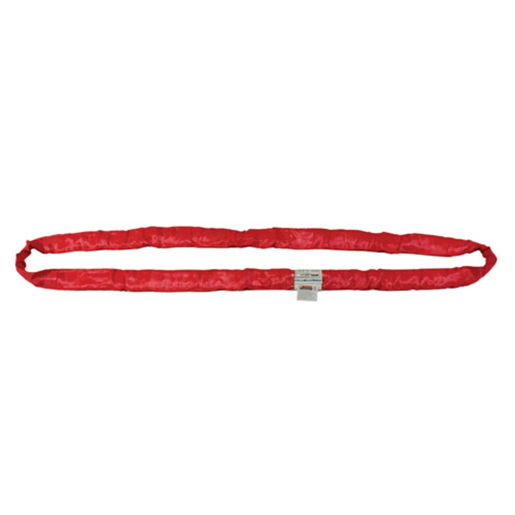 Red Enr5 Endless Round Polyester Sling 13200 Pound Vertical 12 Ft