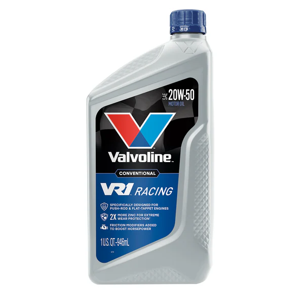 [VAL 822347] Valvoline VR1 Racing Motor Oil SAE 20W-50 1Qt