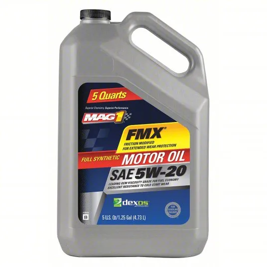 [MAG 64192] MAG 1 Engine Oil: Synthetic, Biodegradable, 5 qt Size, Bottle, 5W-20, FMX