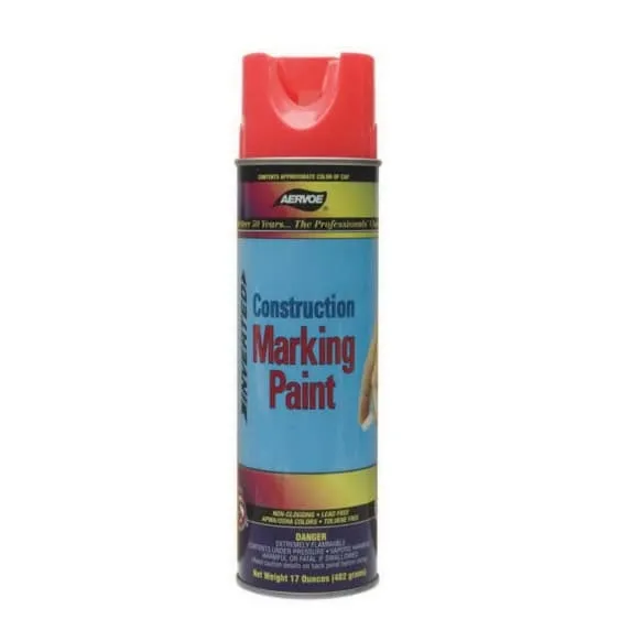 Aervoe Contractor Marking Paint 246 Flo Red