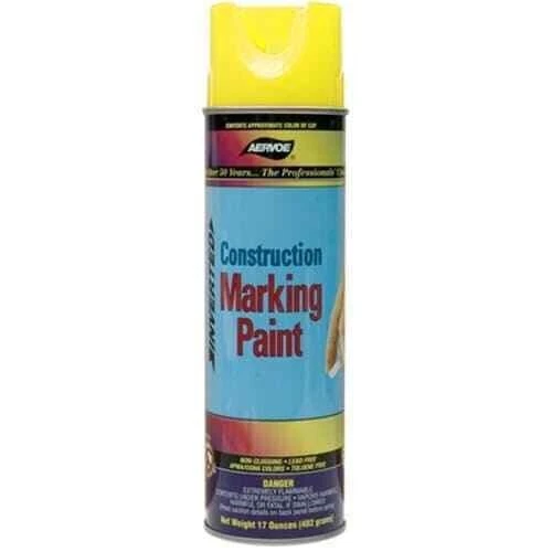Aervoe Contractor Marking Paint 253 Flo Yellow