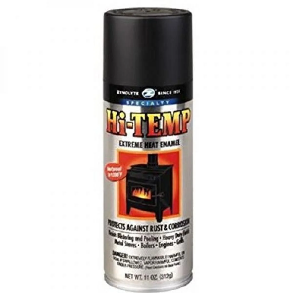 Aervoe Z635  Black Zynolyte Hi-Temp Extreme Heat Enamel  11-oz Aerosol
