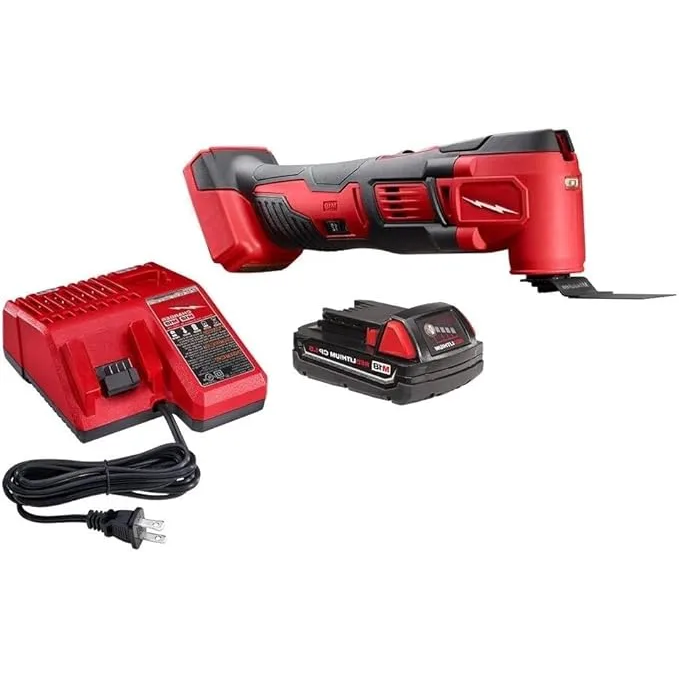 Milwaukee 2626-21 Oscillating Power Tools for M18 Cordless Multi-Tool Kit Red/Black