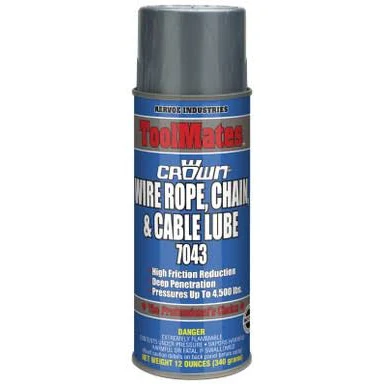 7043 Wire Rope, Chain and Cable Lube 12 Oz.