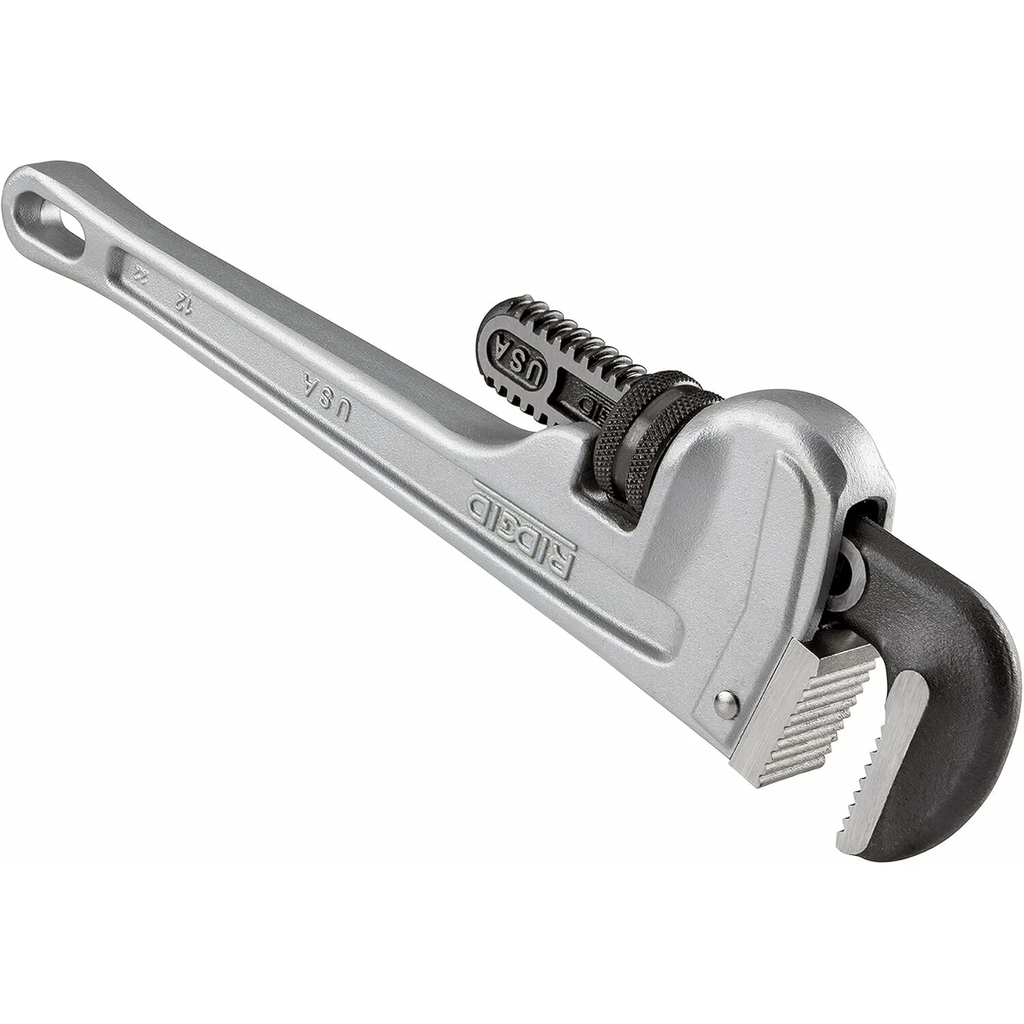 Ridgid 47057 12" Aluminum Straight Pipe Wrench - Model 812