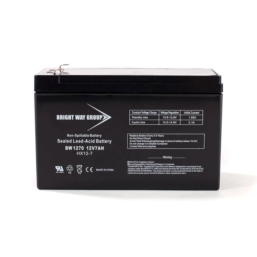 [BW-1270-F1] Bright Way Group BW 1270 F1 - 12V 7AH SLA Battery