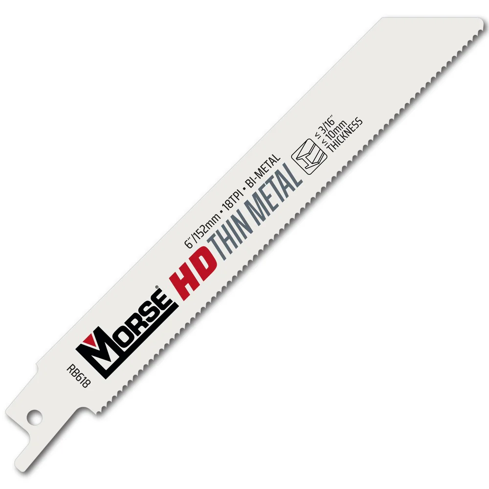 MK Morse Master Cobalt® PN400428  6" - 18 TPI Metal Cutting Sawzall Blade (Reciprocating Saw Blade)