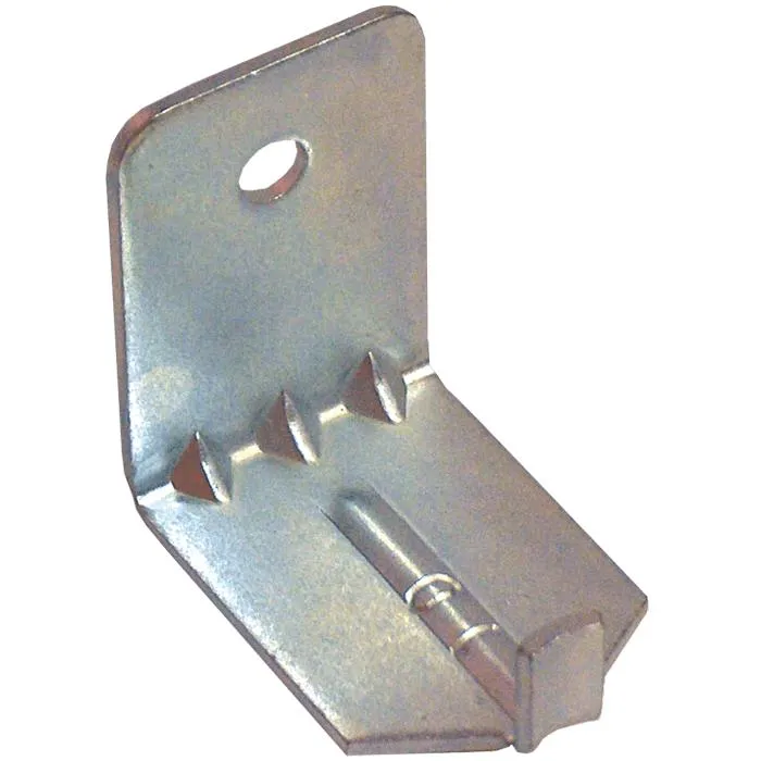 Hook Style Wall Bracket for 5# Fire Extinguishers (Silver)
