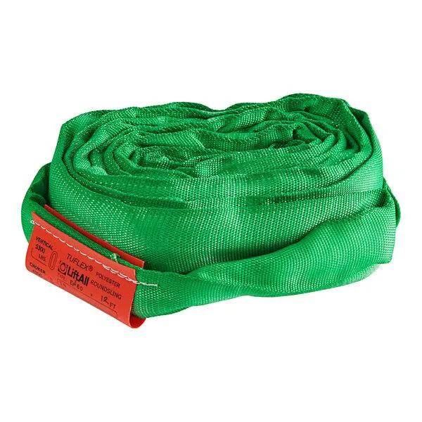 Green Enr2 Endless Round Ployester Sling 5300 Vertical 20'
