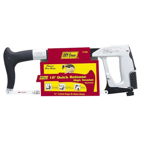 Ivy Classic 11102 Pro Grip 12 Inch Quick Release High Tension Hack Saw