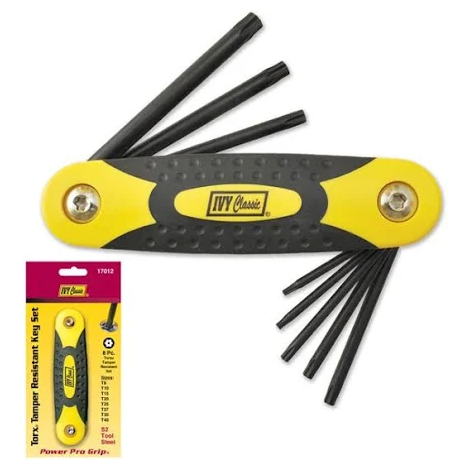 [IVY 17012] Ivy Classic 17012 Torx Tamper Resistant Key Set