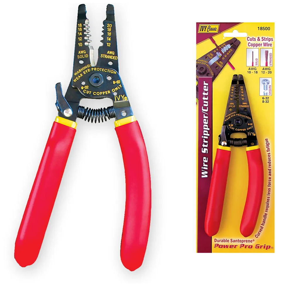 Ivy Classic Curved Handle Wire Stripper And Cutter