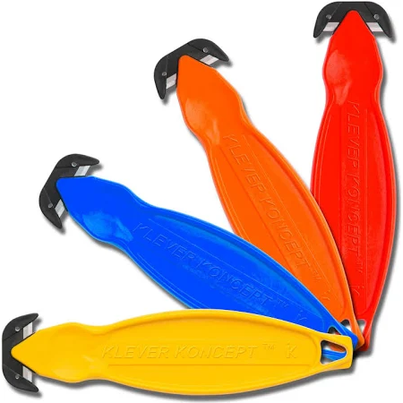 Klever Koncepts Kcj-2G Disposable Safety Cutter Orange