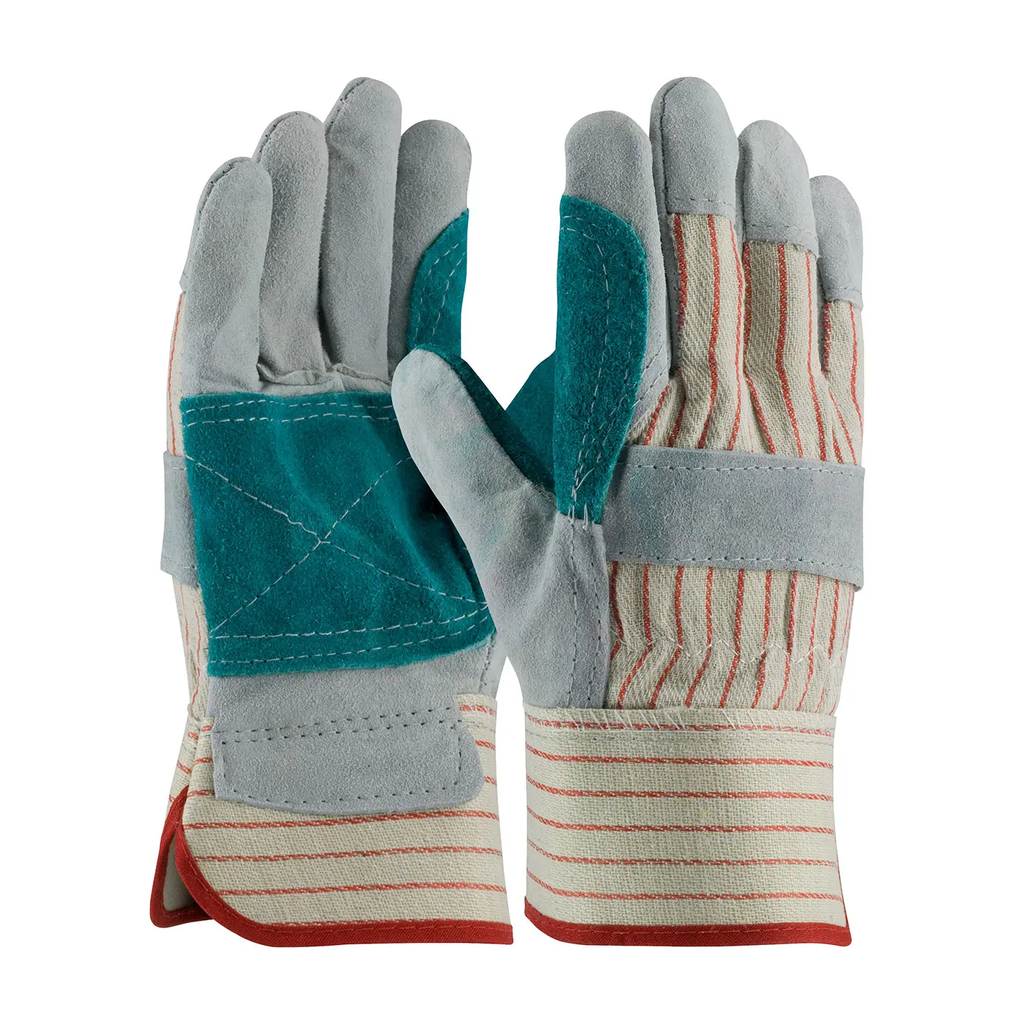 Pip 85-7512 J/M Medium Double Palm Leather Glove (1 Dz Pair)