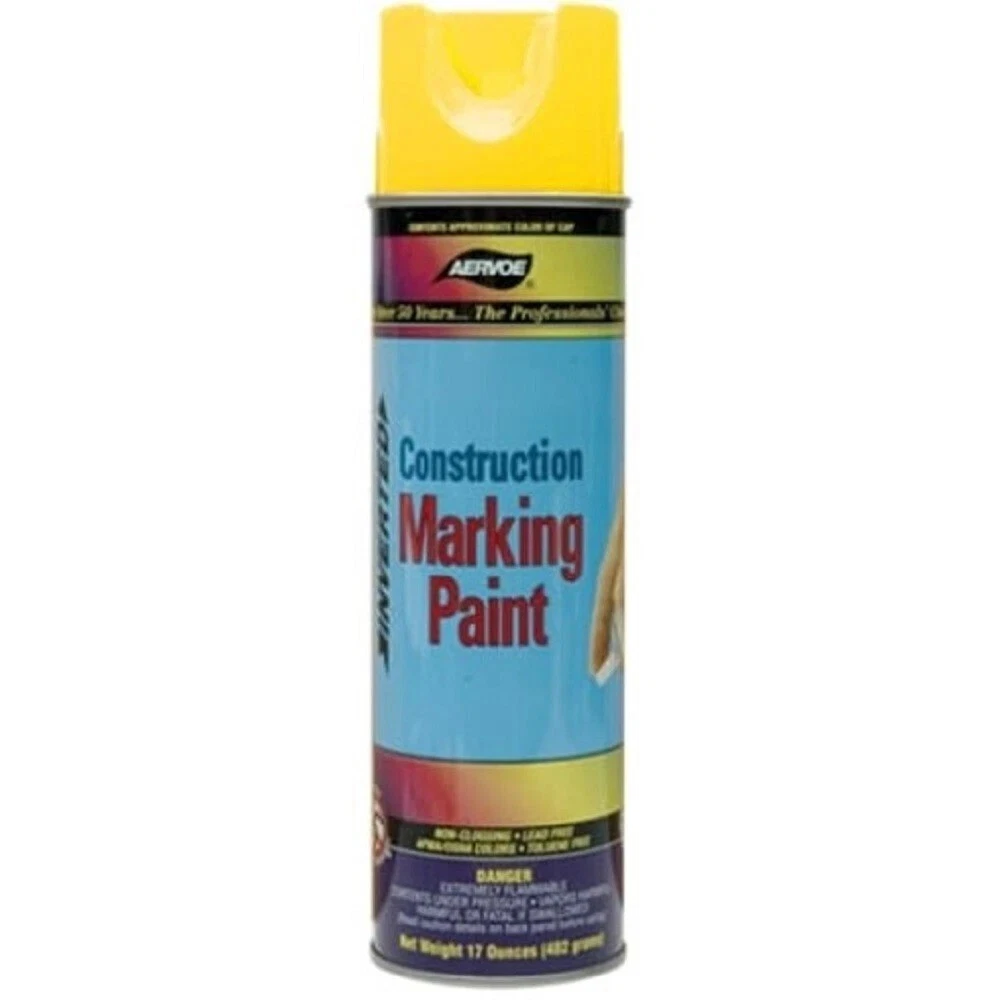 Aervoe Contractor Marking Paint 252 Yellow