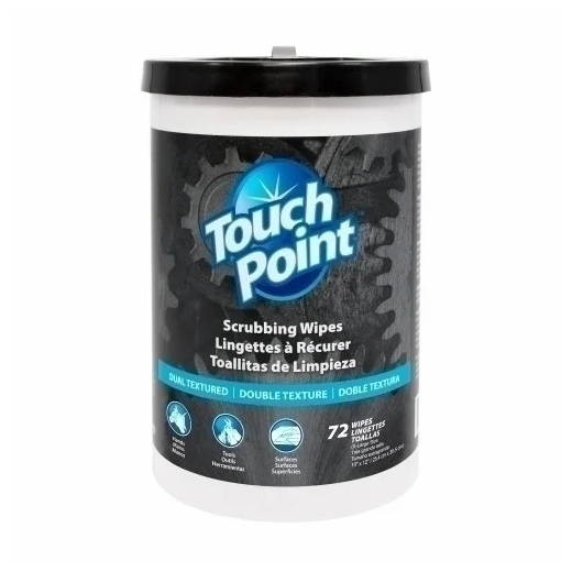 Touch Point 36072 Scrubbing Wipes 72 Count Per Cannister 6 Per Case