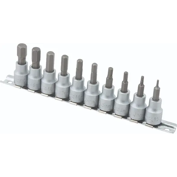 Titan 10 pc. 3/8 in. Drive Metric Hex Bit Socket Set