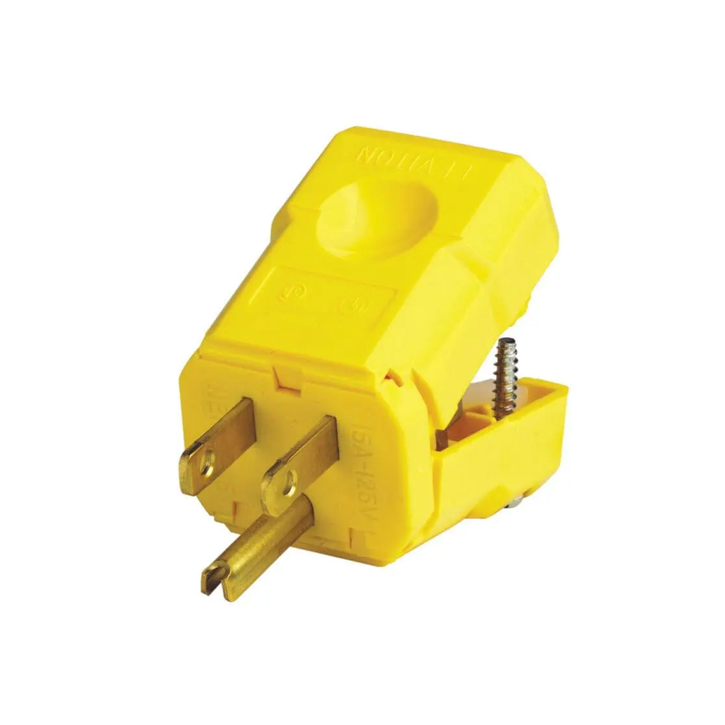 [5256VY] Leviton 5256‑VY Python Straight‑Blade Plug
