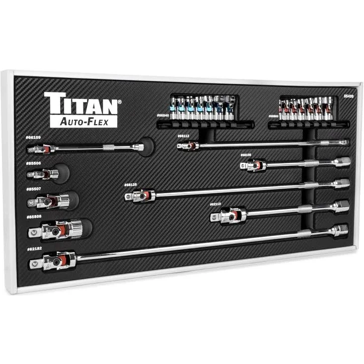 Titan 23 pc. Auto-Flex™­ Socket and Extension Set