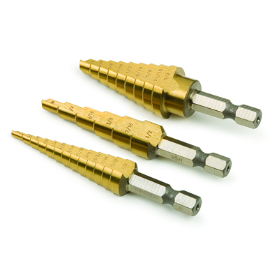 3 pc. Step Drill Set