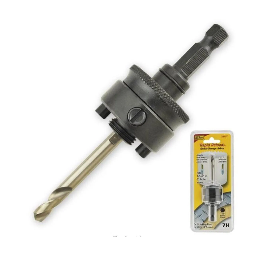 7H RAPID RELOAD ARBOR 5/8 THREAD W/2 PINS