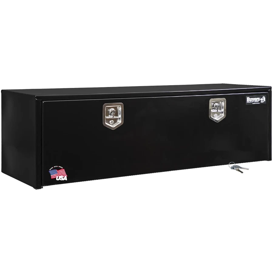 Buyers 1702315 Tool Box 18 X 18 X 60 SST  T Handle Black Powder Coated Steel
