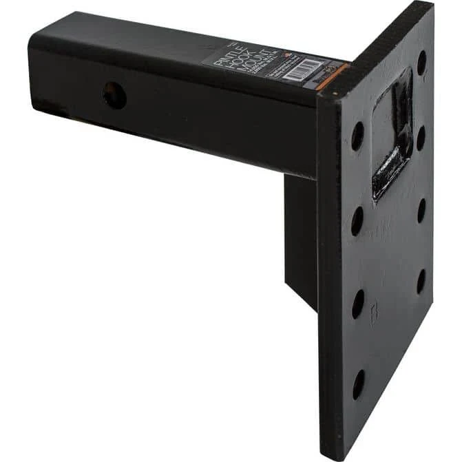 [BUYERS-PM87] Buyers Products PM87 3 Position Pintle Hook Mount Black 9" Shank