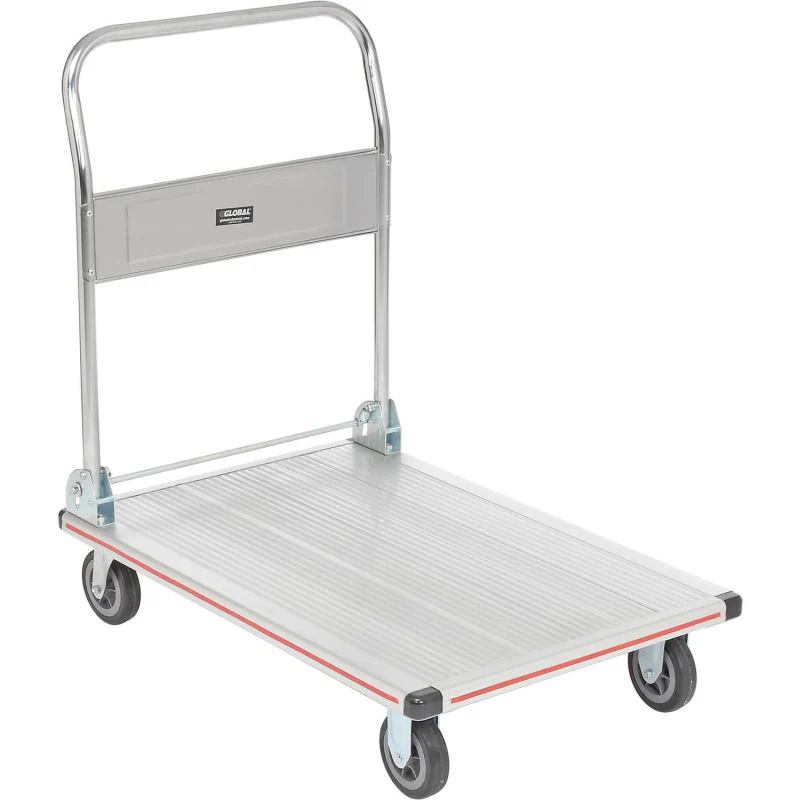 [PFS36X24] 36X24 Heavy Duty Moving Platform Foldable Truck Dolly With Swivel Wheels 600 Pound Cap.