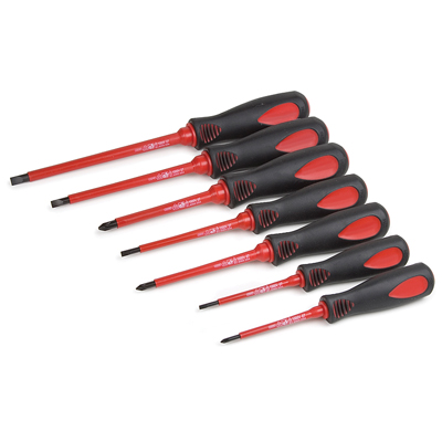 Titan 7 pc. Insulated Electrician Screwdriver Set