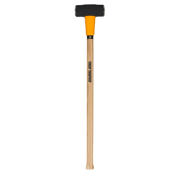 True Temper 20185000 Toughstrike 8 Pound Sledge Hammer With Wooden Handle