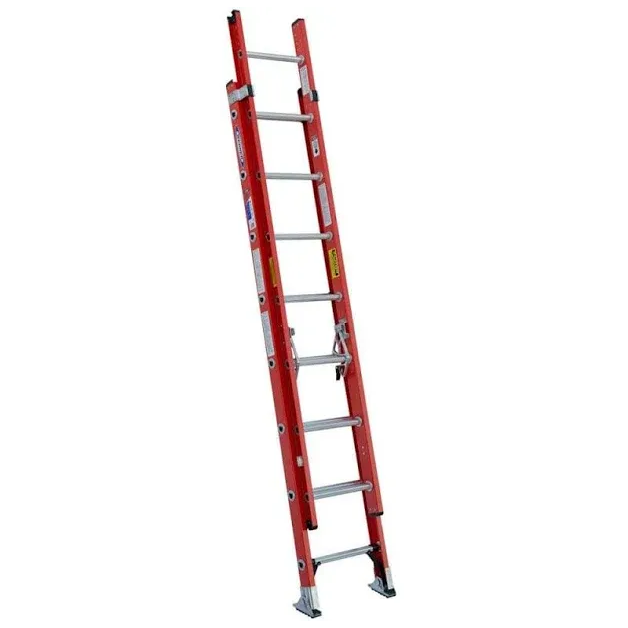 [WERNER16LADDER] Werner 16 Foot Extension Fiberglass Ladder Pro Series 300 # Capacity