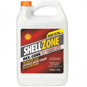 Shell Dex-Cool Antifreeze, Shell Zone Dexcool 50/50 1 Gal
