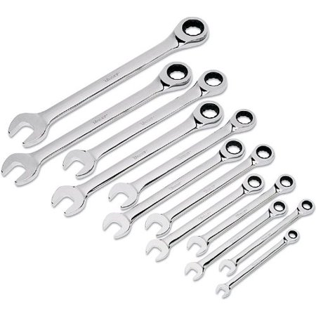12 pc. 12 Pt. Metric Ratcheting Combination Wrench Set