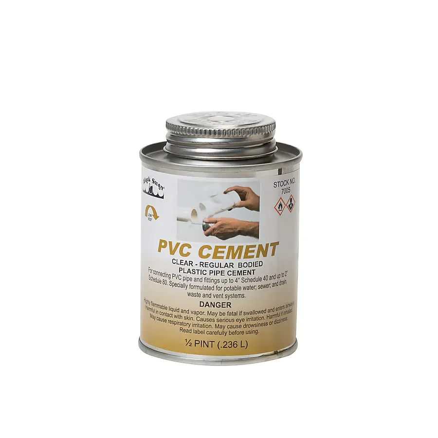 1/2 PINT PVC CEMENT CLEAR
